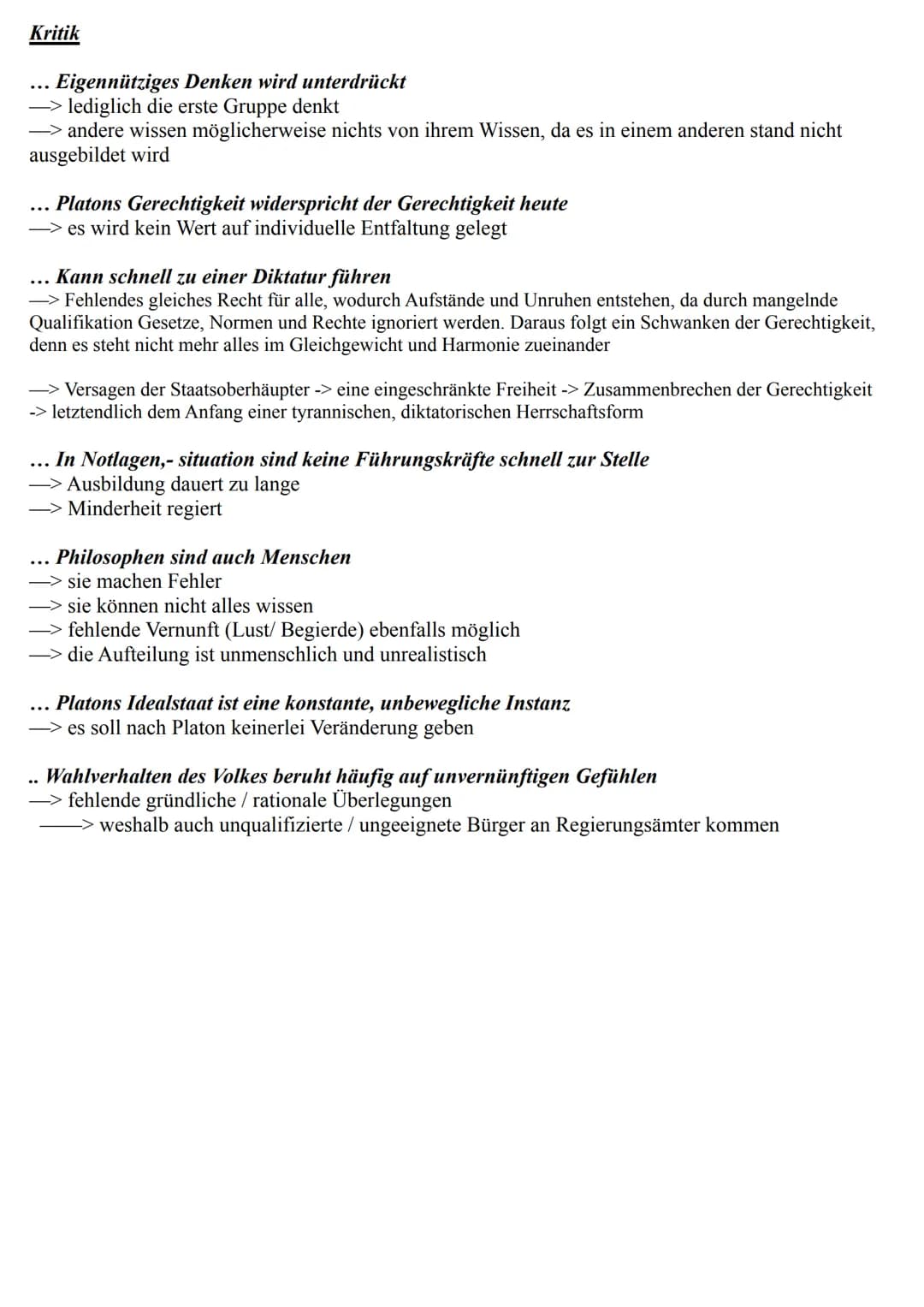 Platons Staatsphilosophie:
Menschenbild Platon:

Platons Anthropologie Der Ständestaat

DIE DREI
GRUNDKRÄFTE
DER SEELE

DIE DREI
MENSCHENART