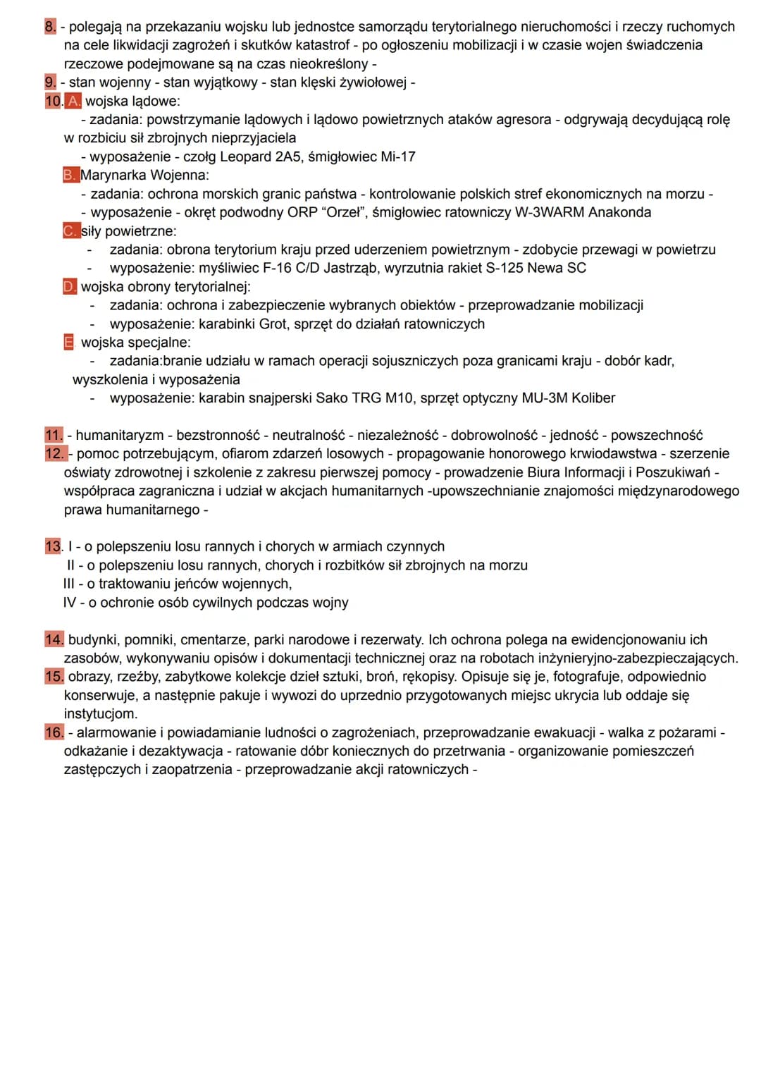 # BEZPIECZEŃSTWO PAŃSTWA

1. Opisz bezpieczeństwo osobiste i zbiorowe.
2. Opisz 3 dziedziny bezpieczeństwa RP.
3. Wymień i krótko opisz 4 ws