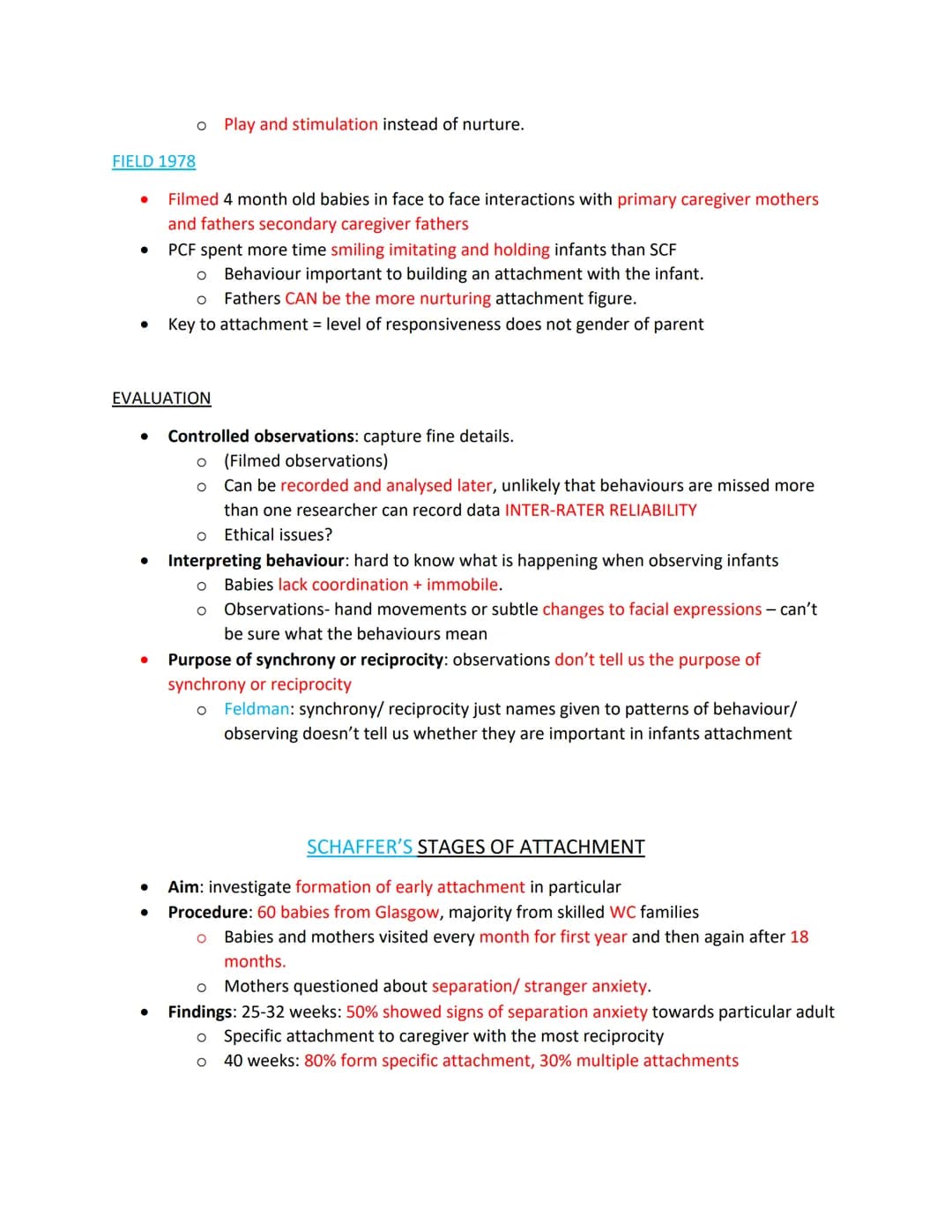 ATTACHMENT

INTRODUCTION TO ATTACHMENT

SCHAFFERS STAGES OF ATTACHMENT

ROLE OF THE FATHER

ANIMAL STUDIES OF ATTACHMENT

EXPLANATIONS OF AT