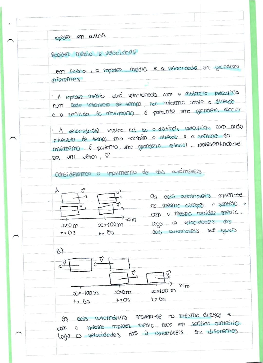 # fisicoquimico

Descisco de m
movimento
00

fora descrever o movimento de um corpo isto
mucionco de posisco ao longo do tempo è necessário
