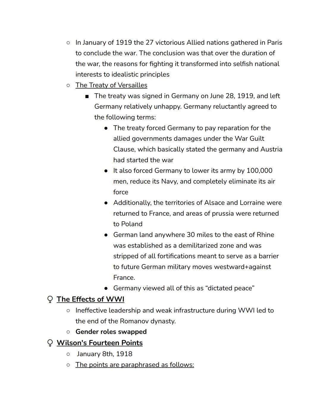 # Timeline
## World War I
*   The assainations of Francis Ferdinand and Sophia (June 28, 1914)
*   The war began (July 28, 1914)
*   Battle 