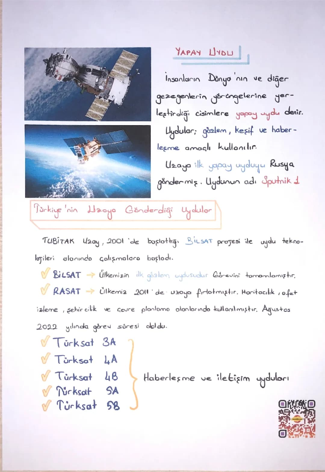 # GÜNEŞ SİSTEMİ VE ÖTESİ

## UZAY TEKNOLOJİLERİ

Kazanımlar :
F.7.1.1.1. UZay teknolojilerini açıklar
F.7.1.1.2. UZay kirliliğinin nedenleri