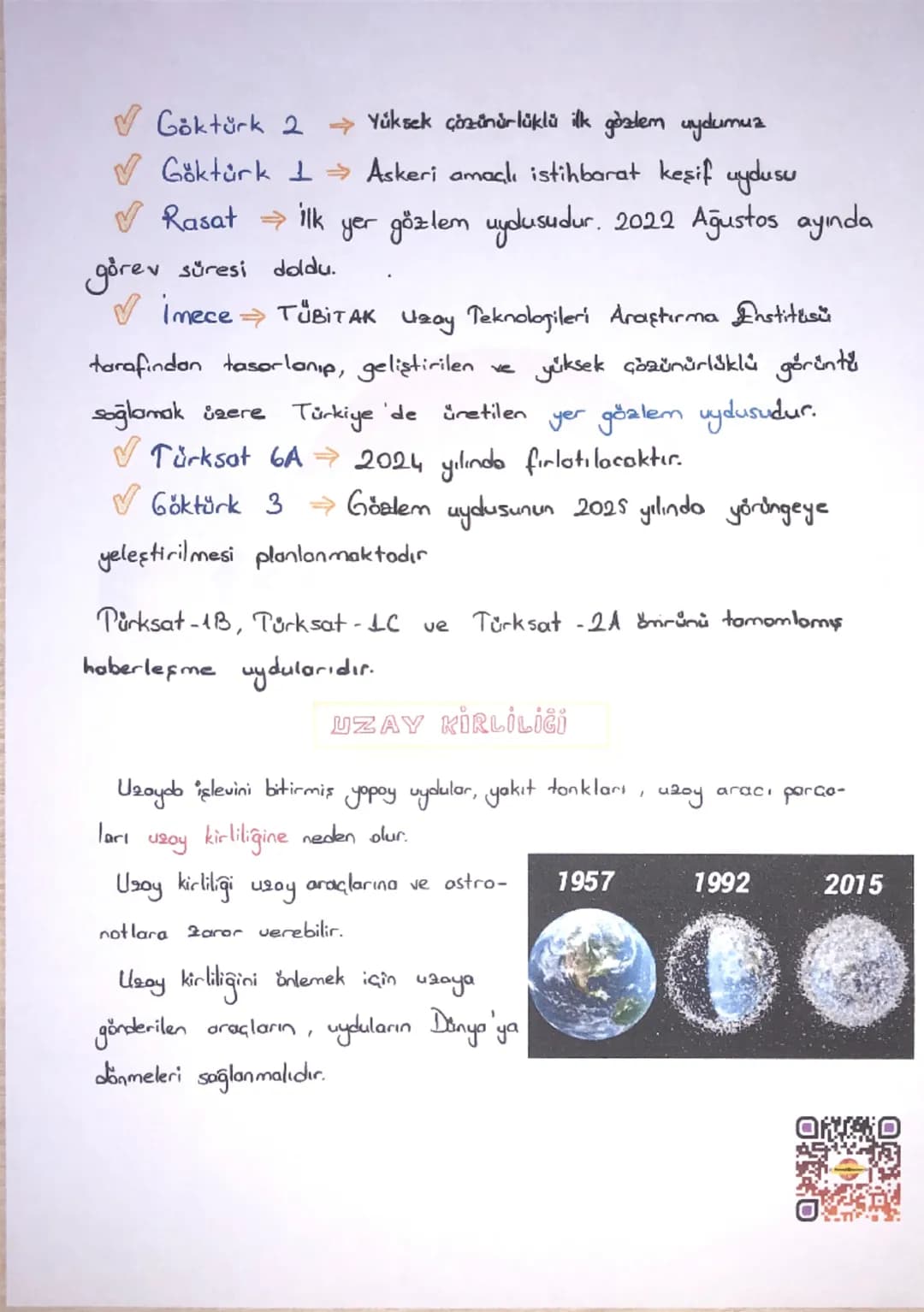 # GÜNEŞ SİSTEMİ VE ÖTESİ

## UZAY TEKNOLOJİLERİ

Kazanımlar :
F.7.1.1.1. UZay teknolojilerini açıklar
F.7.1.1.2. UZay kirliliğinin nedenleri