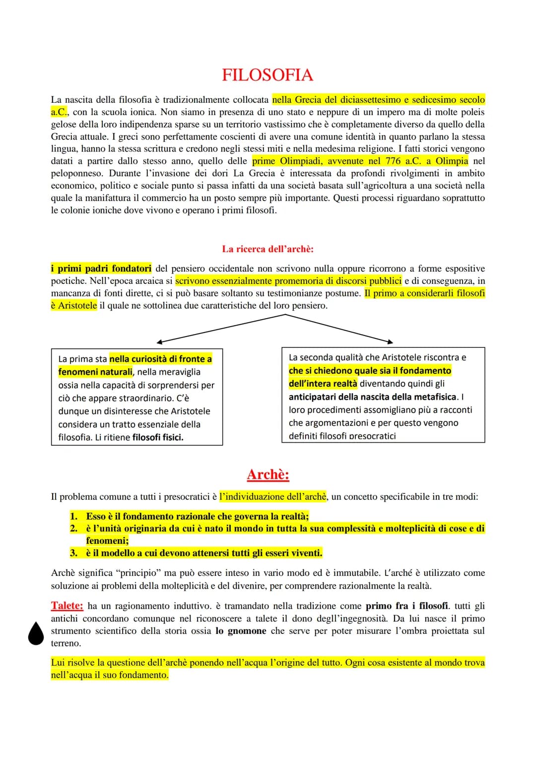 # FILOSOFIA

La nascita della filosofia è tradizionalmente collocata nella Grecia del diciassettesimo e sedicesimo secolo
a.C., con la scuol