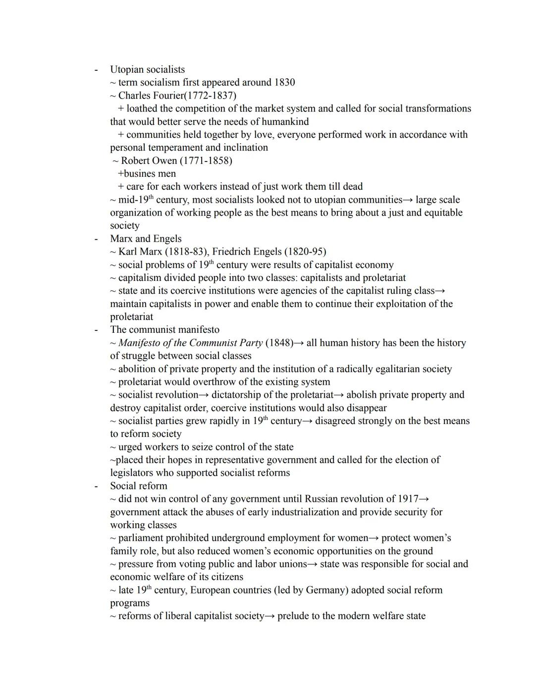 • Foundation of industrialization
~ started in Britain
Chapter 29 note
~ high agriculture production→ population growth→ work other than cul