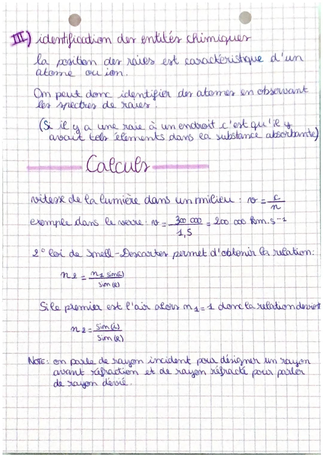 physique-dispersion et réfraction.
de la lumière

1) Dispersion de la lumière

un faisceau prisme.
selen toutes les
de lumière (objet en cou