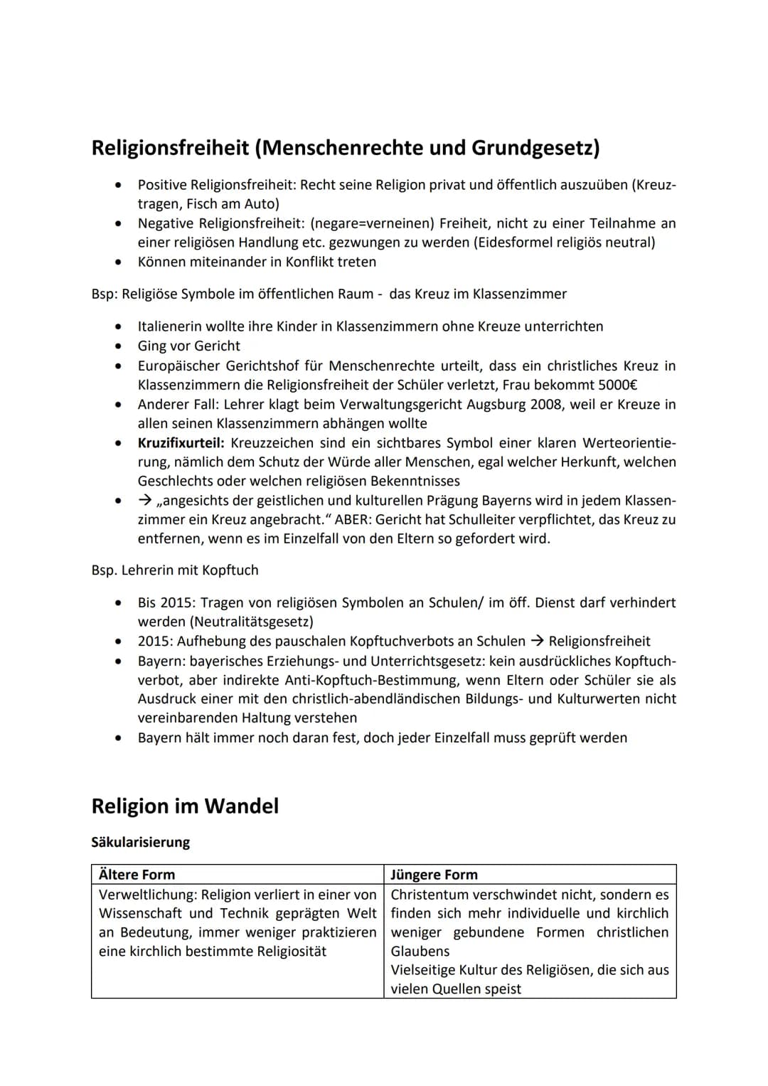 Reli Klausur 11/1

# 1 Religion

## Definition Brockhaus:
Religion ist das (an Gott) gebunden sein, doch auch die gewissenhafte Beachtung de