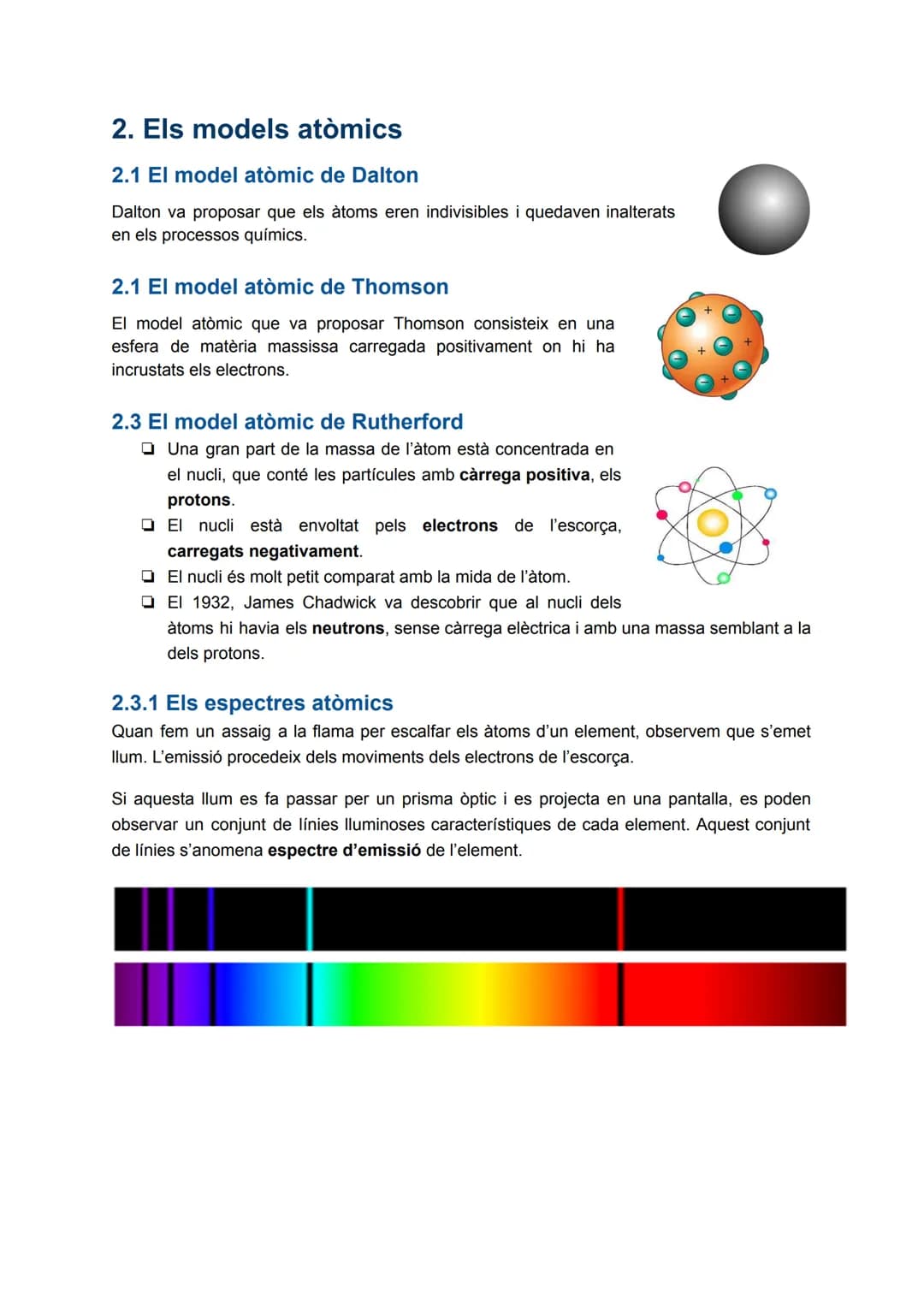 # TEMA 9. Els àtoms i els seus enllaços

1. Els àtoms per dins

1.1 Quin tipus de canvi té lloc en els fenòmens radioactius?

A finals del s