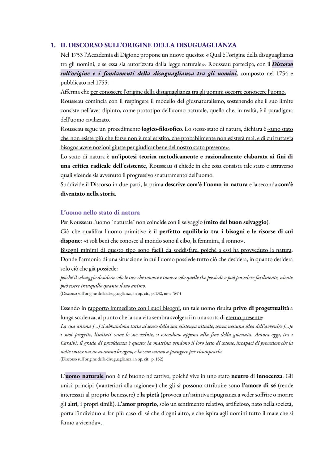 # ROUSSEAU

La vita e le opere
Jean-Jacques Rousseau nacque a Ginevra il 28 giugno del 1712, da Isaac, modesto orologiaio, e dalla
madre, ch