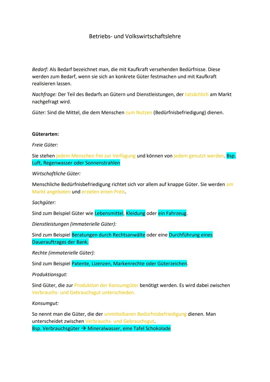 # Betriebs- und Volkswirtschaftslehre

Unterscheidung von BWL uns VWL:

BWL: Die Betriebswirtschaftslehre beschäftigt sich mit der Untersuch