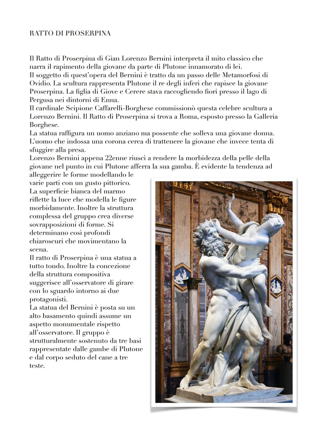 # LA VITA E LE OPERE DI GIAN LORENZO BERNINI

"L' ANIMATORE DEL MARMO"

Se non ci fosse stato Bernini, Roma non sarebbe stata la stessa. Di 