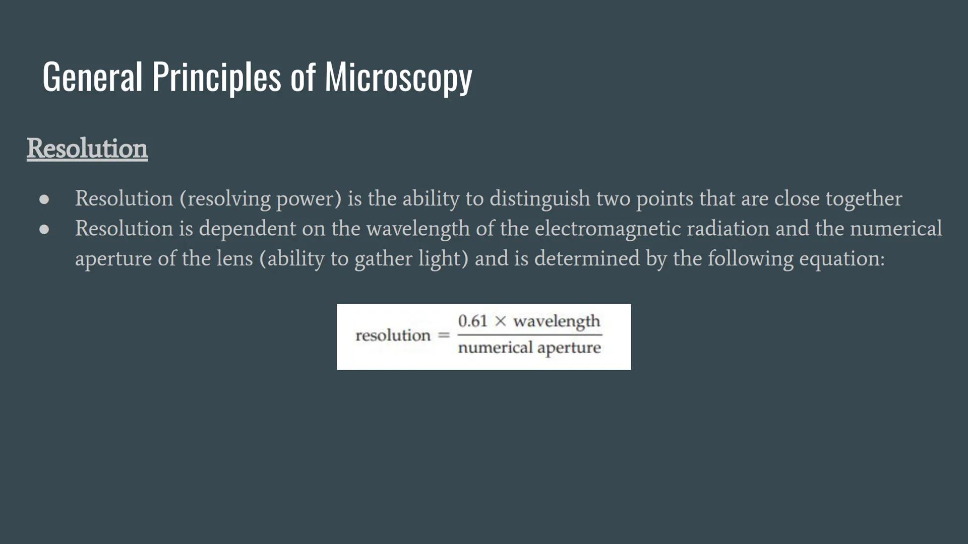 # Chapter 4: Microscopy, Staining, and Classification

... # Units of Measurement

Since microorganisms are small, and a unit of measure is 