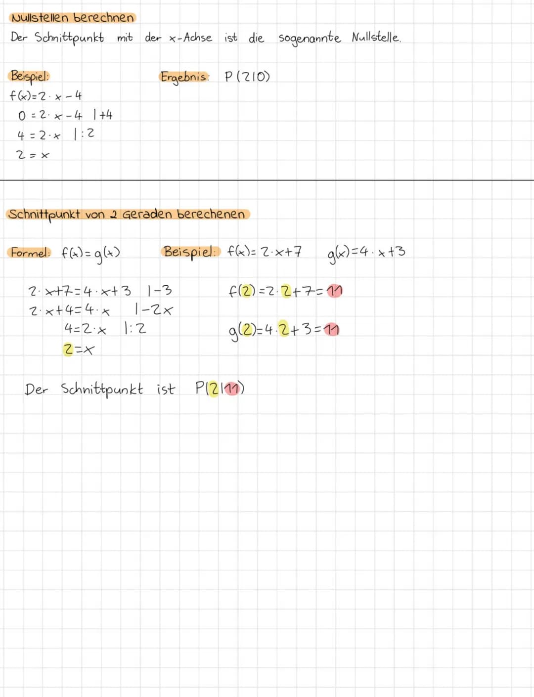 # Lineare Funktionen

Formel
f(x)= mx + b der y-Achsenabschnitt (der Buchstabe kann je nach Bundesland varieren)
Die Steigung

Koordinatensy