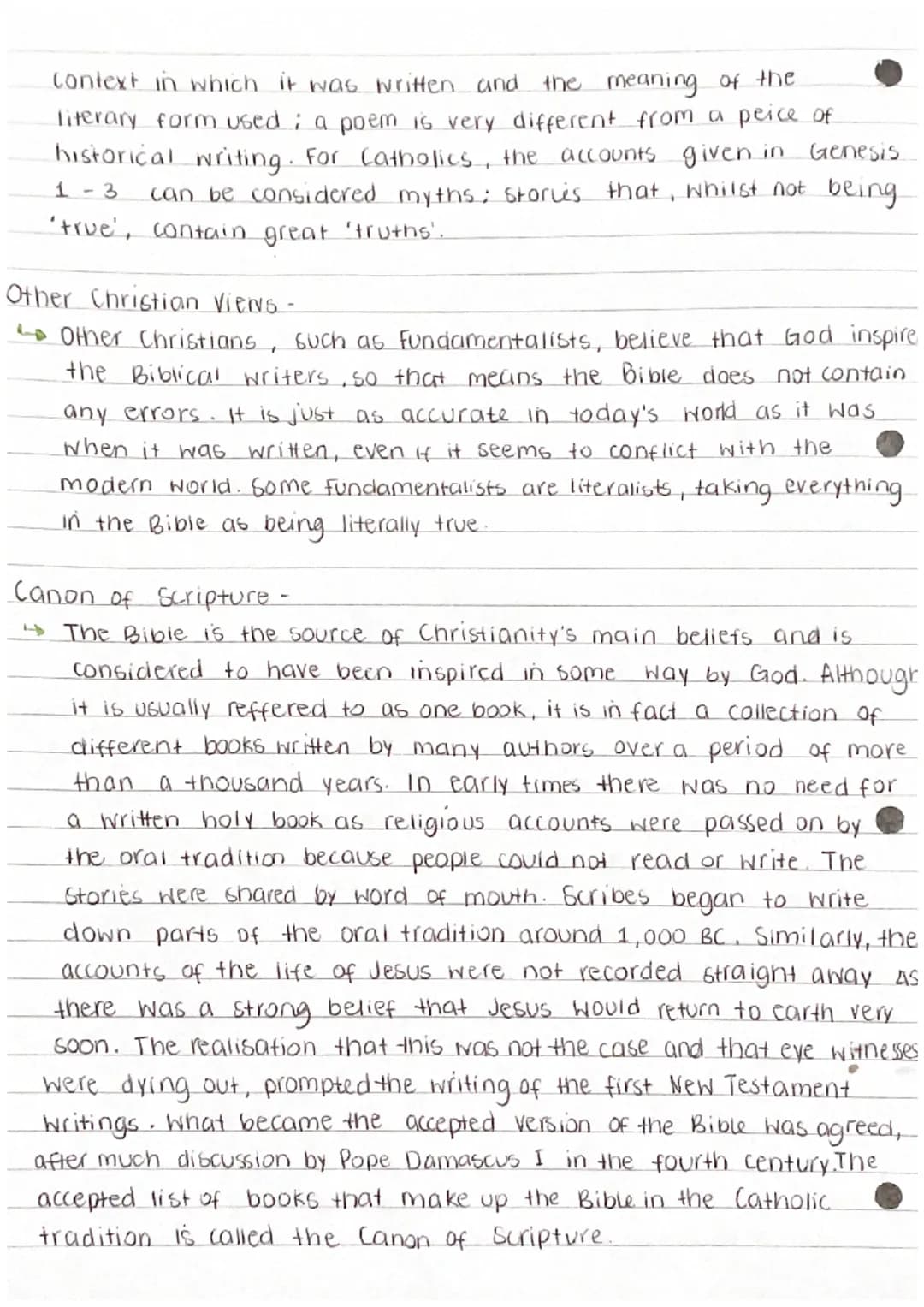 # The Bible

How the Bible is structured

$
rightarrow$ The Bibie is divided into two large sections called the old and
New testament. The w
