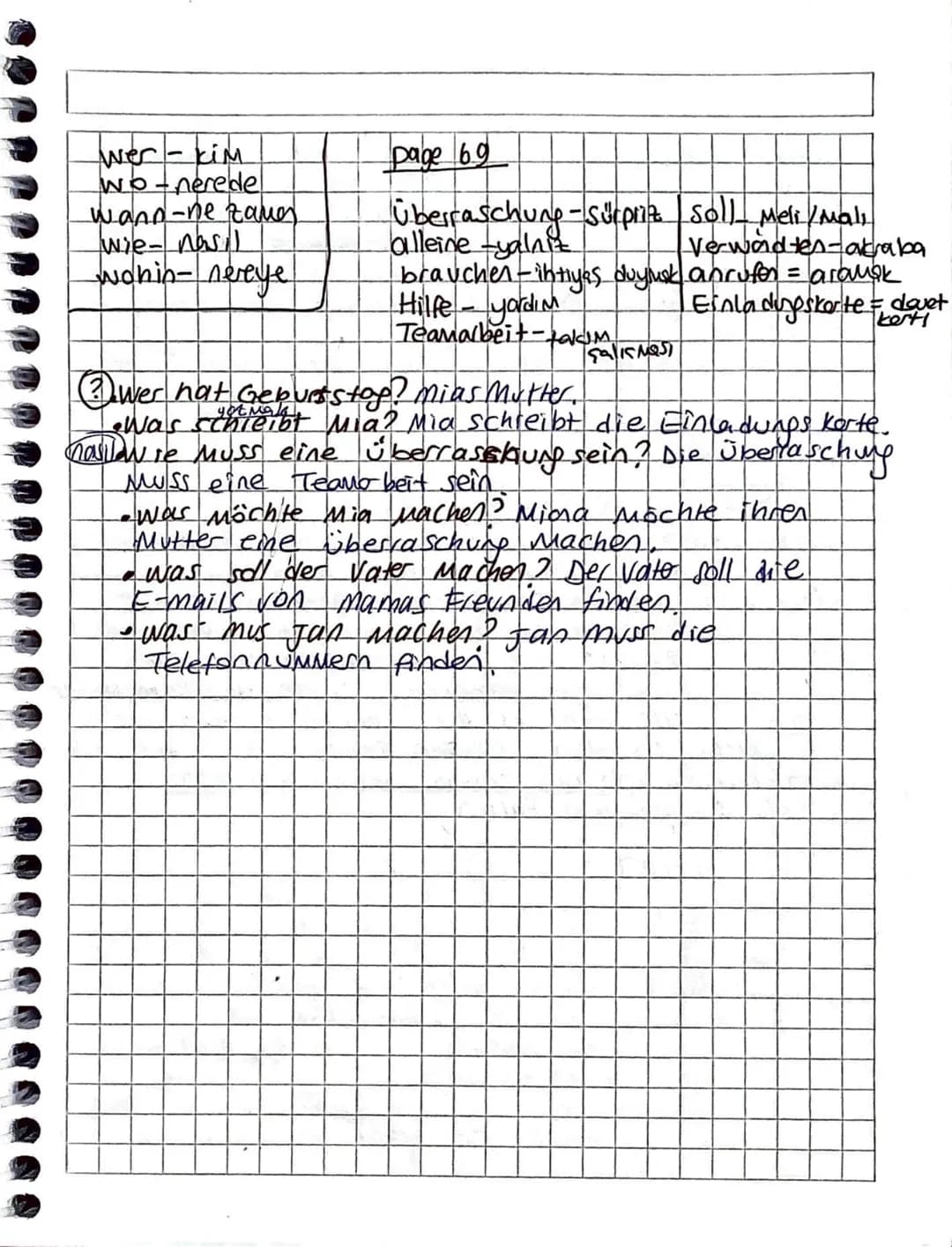 was zerr

GÜNLER

am Freitag

montey

AYLAR

im guli

September

SAATLER

UM. 11 Uhr

7 whic

1) erste Monat ist Januar 7) siebte Monat ist 