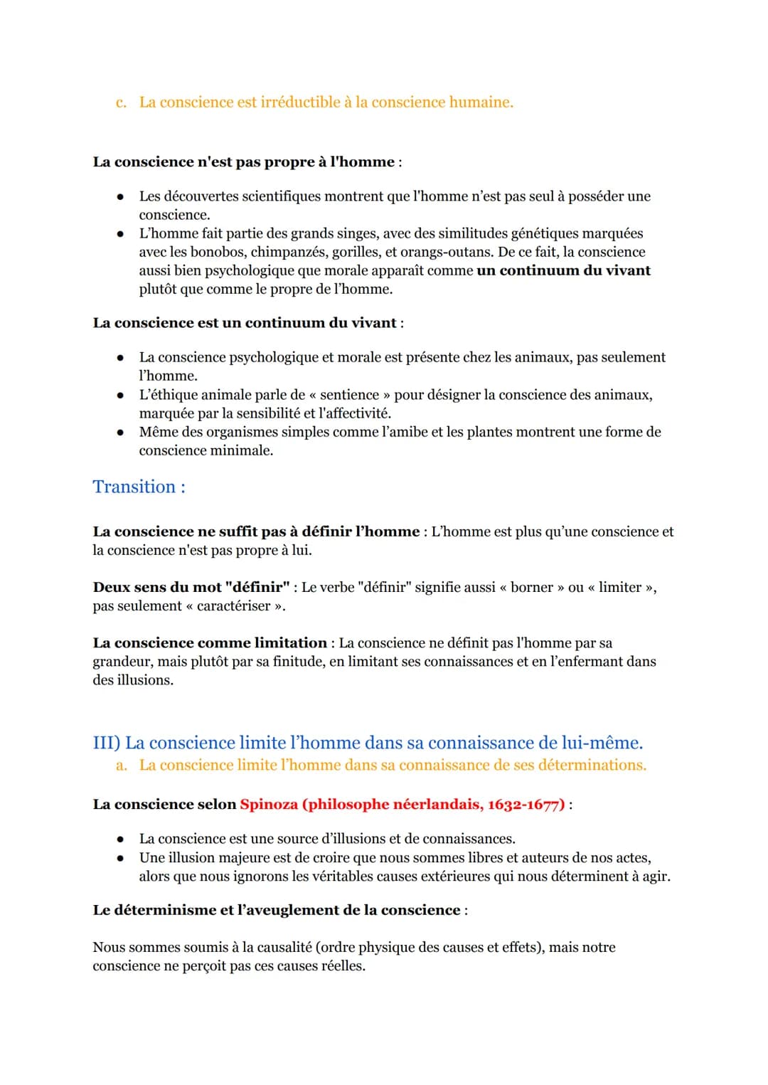 # La conscience :

(Séquence 1, partie 1)

## Introduction :

La notion de « conscience » apparait fréquemment dans la langue française et e