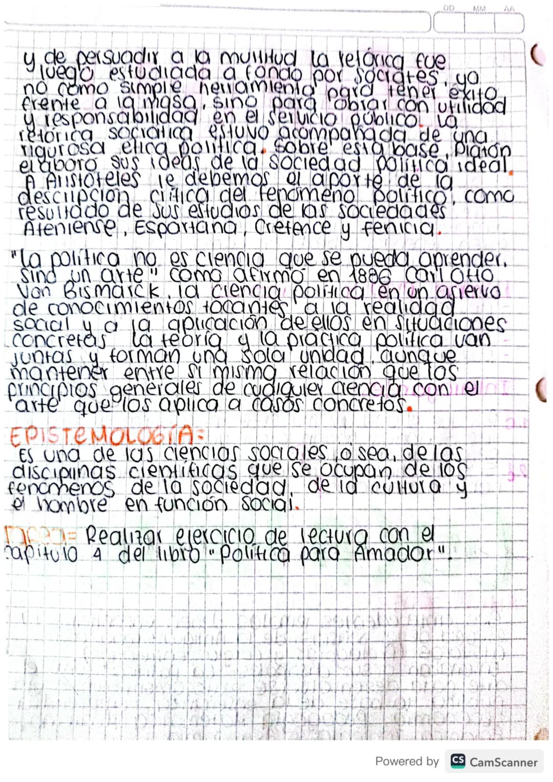 # Ciencia

C'ENCA

politica

6-03-2023

Etimología la palabra ciencia deriva del, latín
Scientia, ae, significa conocimiento, sabiduría.

Hi