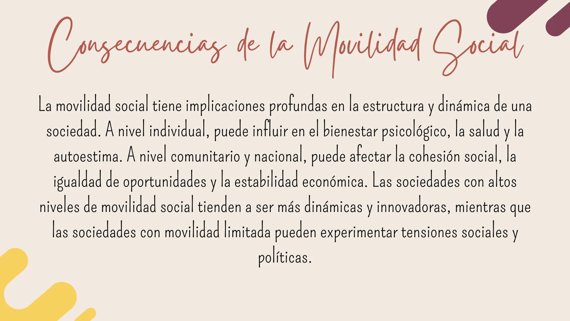 # Movilidad Social ¿Qué es la Movilidad Social!

La movilidad social se refiere al movimiento de individuos o grupos de
una posición social 