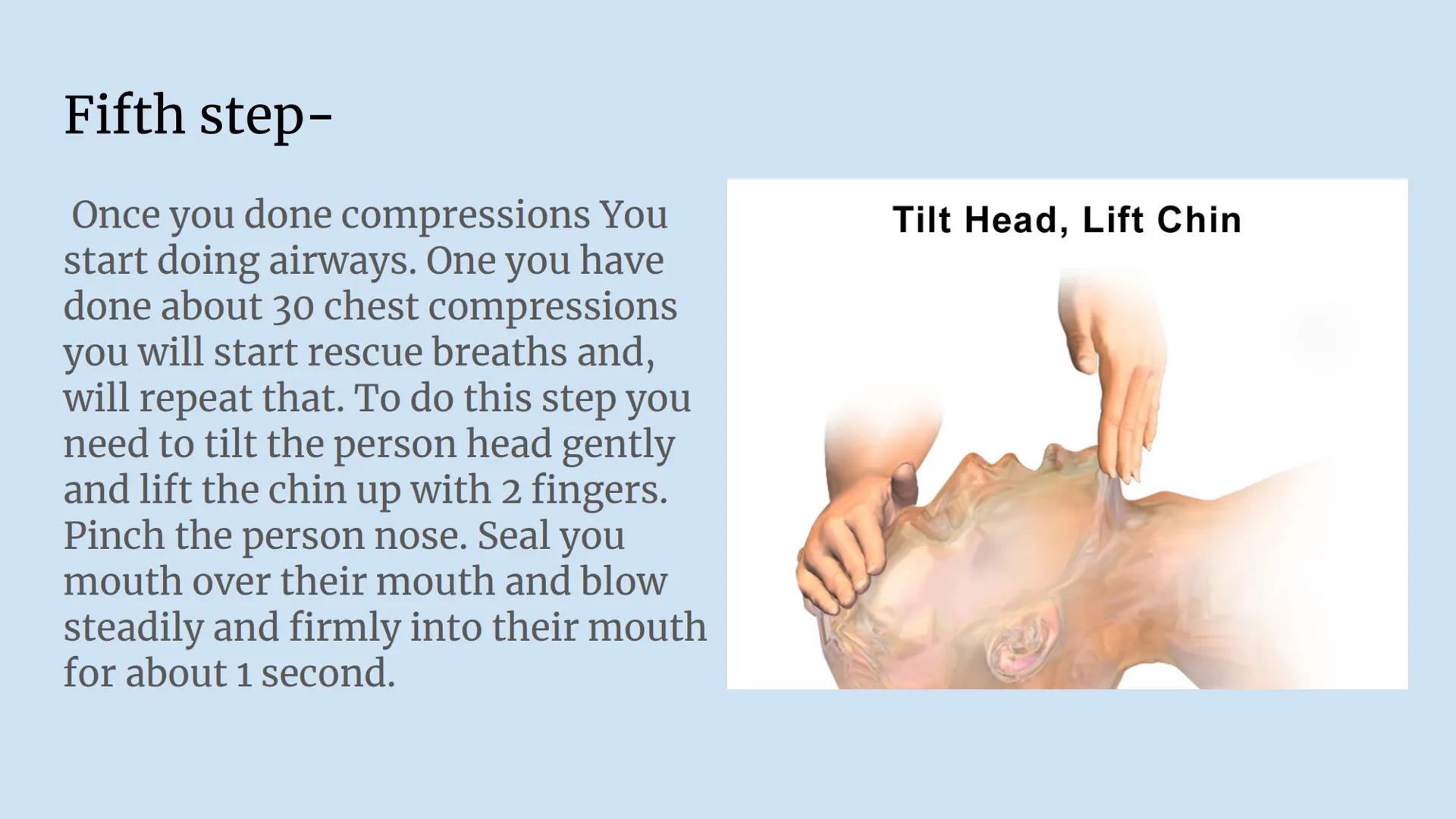 # How to give CPR

-Dulce Castellon First step-

The first thing you should do
if you see someone harm. You
should always first check
scene 