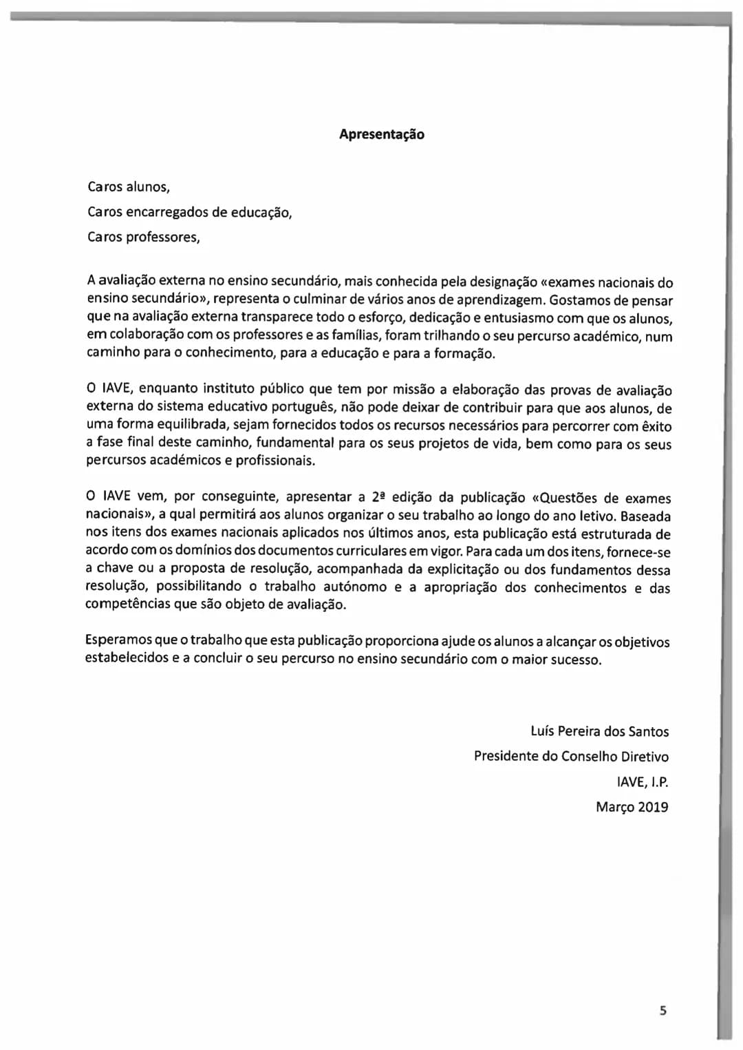 10°/11°

FÍSICA
E QUIMICA A

Questões de Exames Nacionais
e de Testes Intermédios (2009-2018)
com Suporte Teórico e Resoluções

E. SECUNDARI