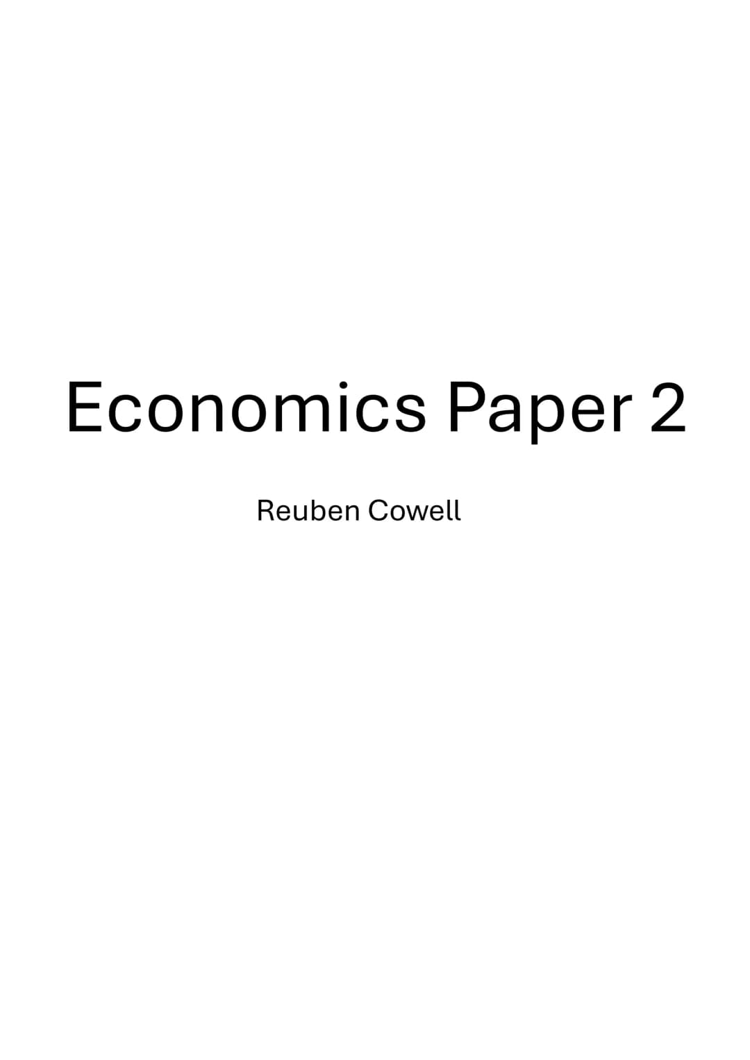 # Economics Paper 2

Reuben Cowell 2.1.1 Interest Rates, Saving, Borrowing, Spending and Investment

(Economics MOC

An interest rate is the