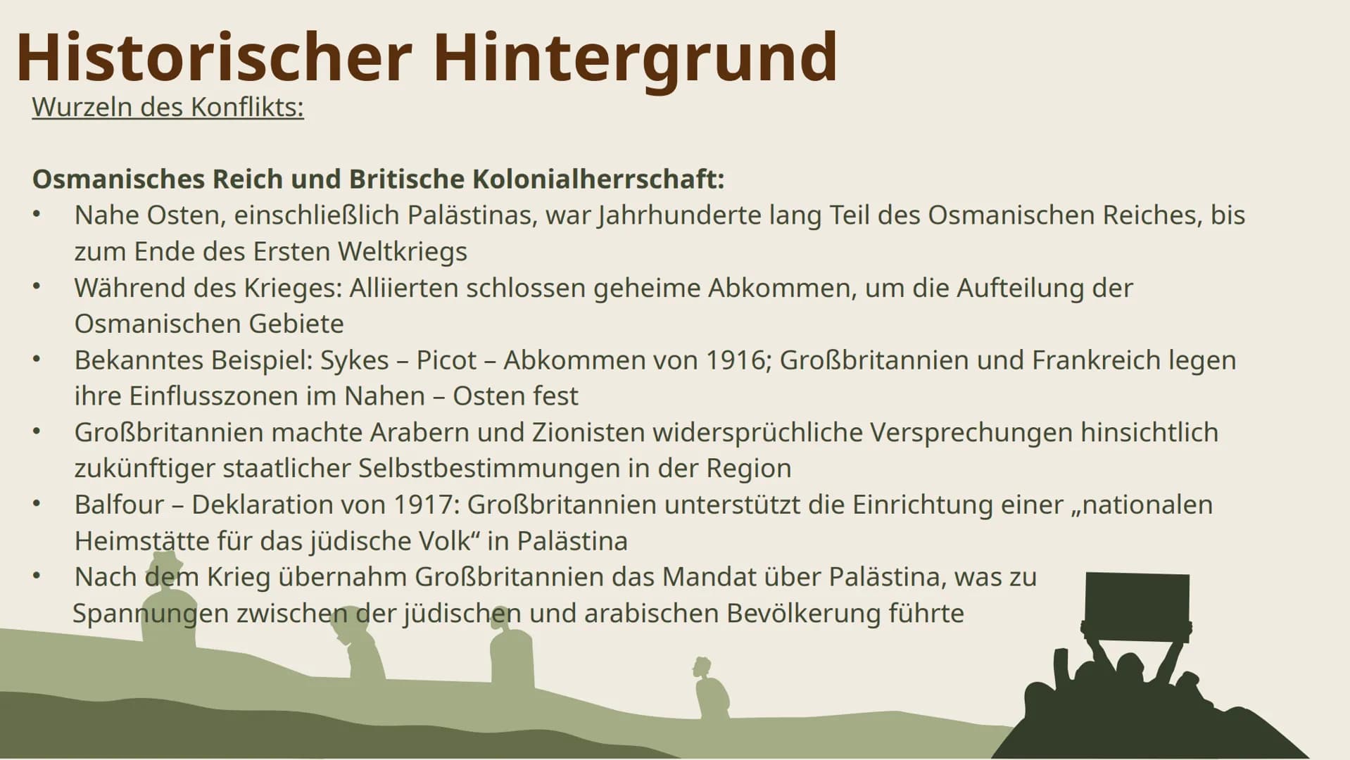 # Nahost -
# Konflikt

Von Natalia und
Samantha # Inhaltsverzeichnis

Einführung
1.

3.
Aktuelle
Situation

Historischer
2.
Hintergrund

4.
