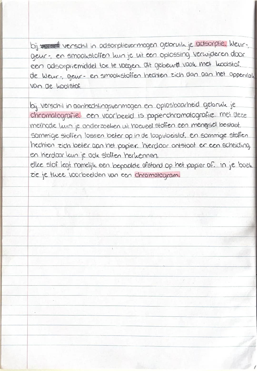 Scheikunde
hoofdstuk 1 en 2
paragraaf 1 zuivere stof en mengsel.

als je stoffen op microniveau bekijkt, bestaan de meeste stoffen uit
molec
