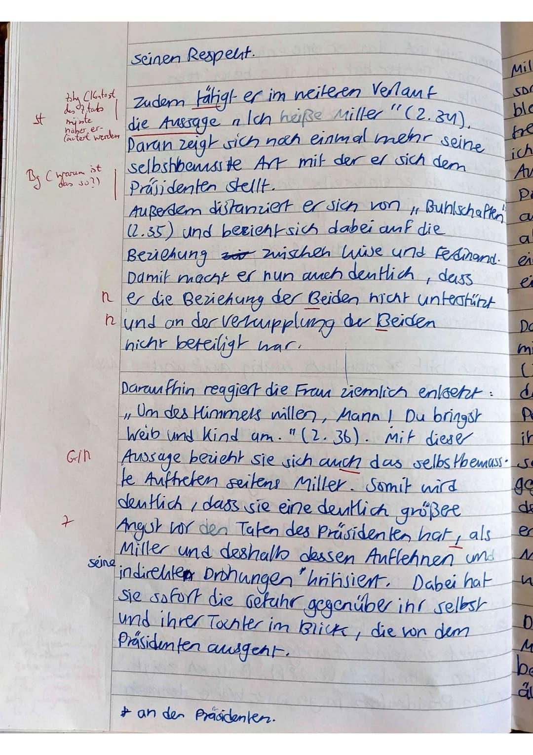 Klassenarbeit 2:

Das bürgerliche Trauerspiel, Kabale und Liebe" von
Friedrich Schiller, welches 1784 zum Enten Mal
aufgeführt wurde, themat