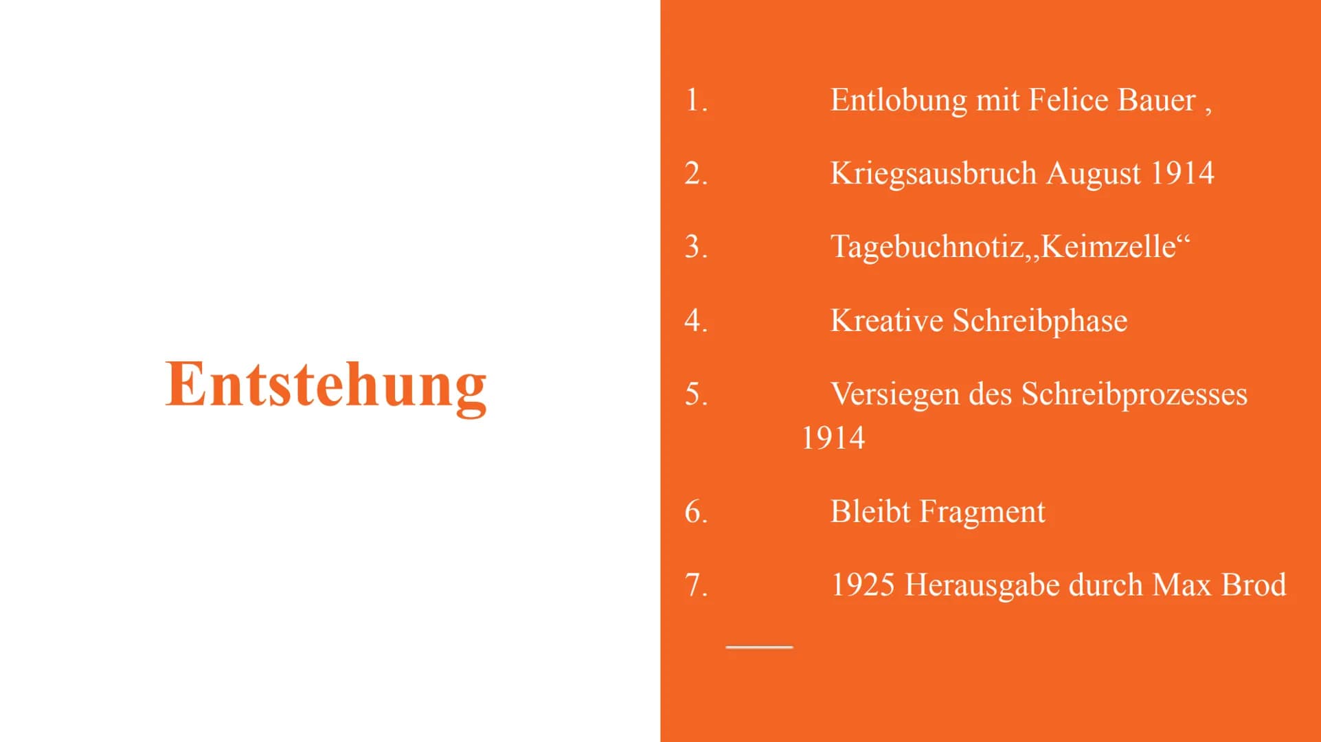 # Der Prozess

DER PROCESS

NACH FRANZ KAFKA

KAFKA - WORTELIER - MAIRWITZ Allgemeines

Autor: Franz Kafka
Titel: Der Process/ Prozess/Proce