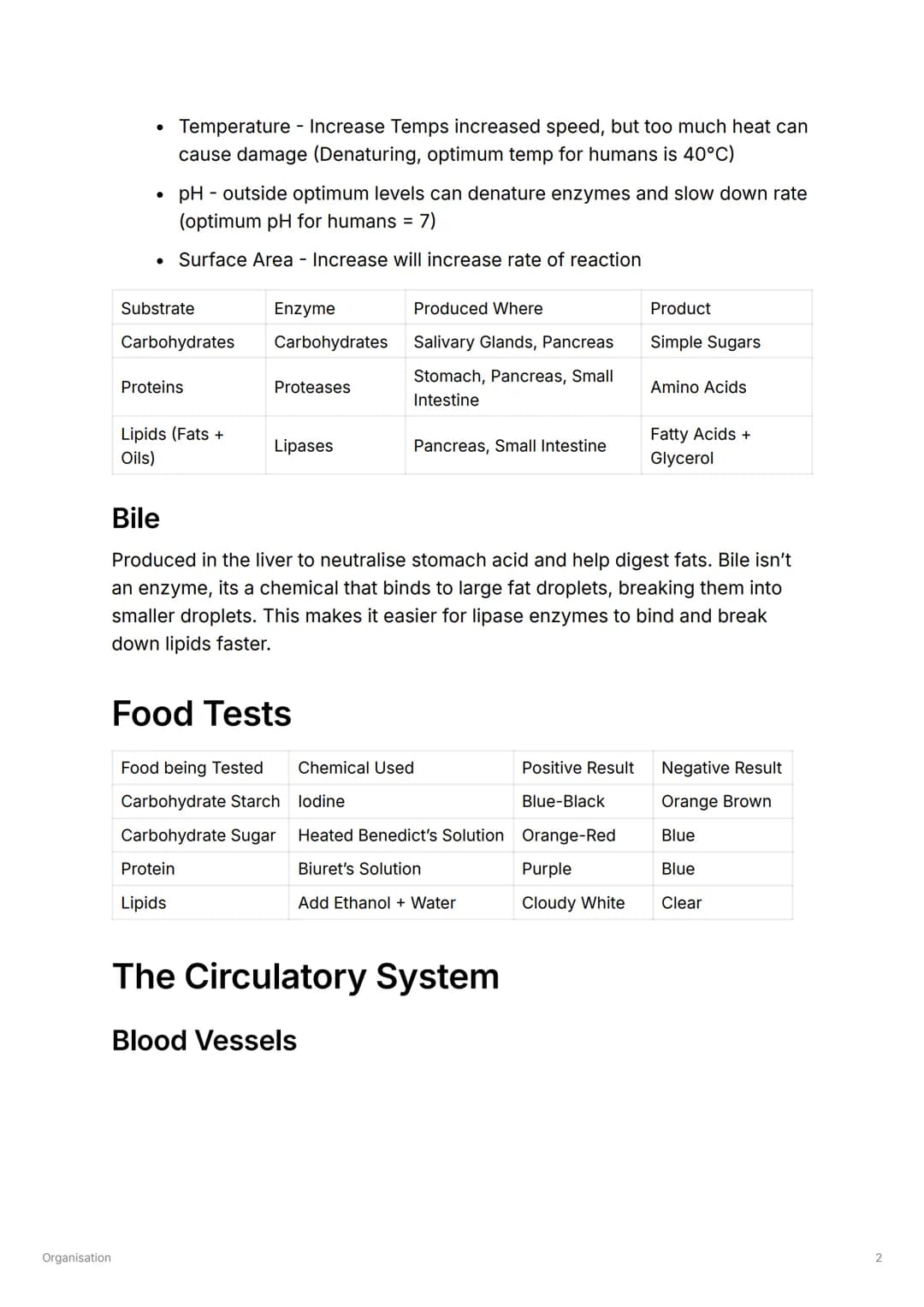 # Organisation

Organisation

## Basics

Cells the smallest living unit building blocks of life

Tissue - A group of cells working together
