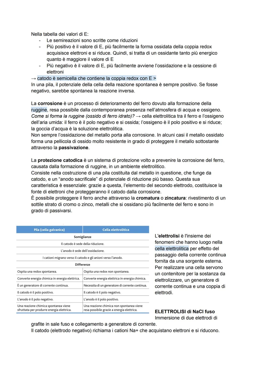 # ELETTROCHIMICA

Studia i fenomeni che avvengono in un sistema chimico al passaggio della corrente elettrica
e quelli che consentono ad un 