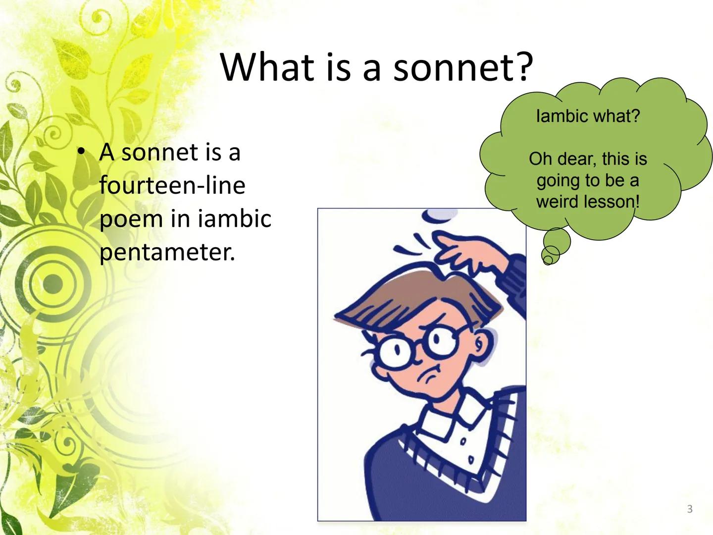 # Goals and Expectations

Identify and respond
to poetic language
and imagery

At the end of
this lesson,
students should
be able to:

Know 