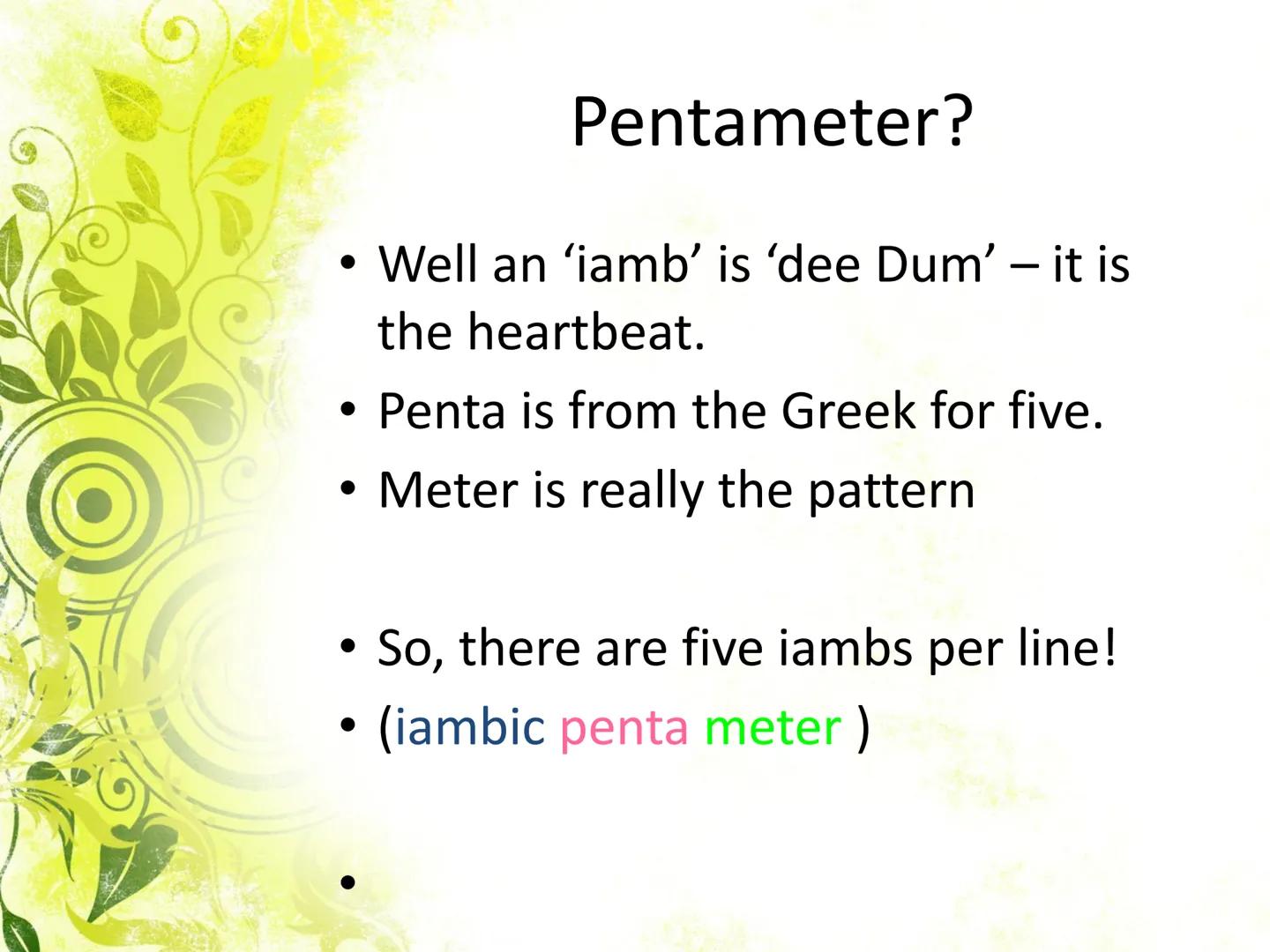 # Goals and Expectations

Identify and respond
to poetic language
and imagery

At the end of
this lesson,
students should
be able to:

Know 