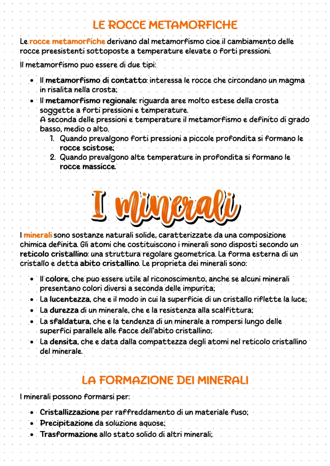 # Le rocce

Le rocce sono aggregati naturali costituiti da uno o piu tipi di minerali. In base alla
loro origine le rocce possono essere sud