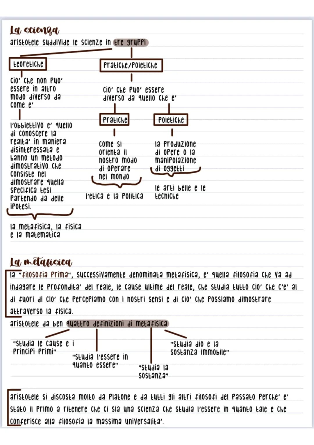 Aristotele

Possiamo dividere i suoi scritti in

acroamatici/esoterici
Che compose come
aiuto ai suoi
insegnamenti/
appunti Per le sue
lezio
