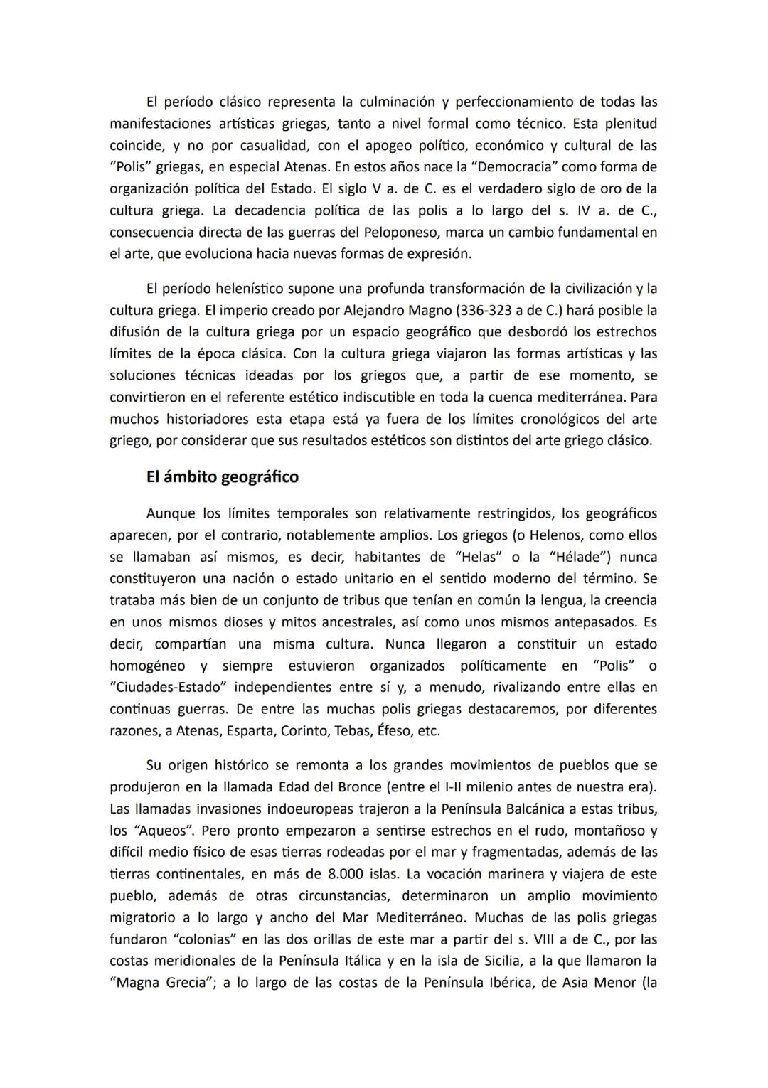 # ARTE GRIEGO # EL CONTEXTO HISTÓRICO Y LOS FACTORES CONDICIONANTES DEL ARTE
# GRIEGO

Introducción.

El "arte clásico" es un concepto de la