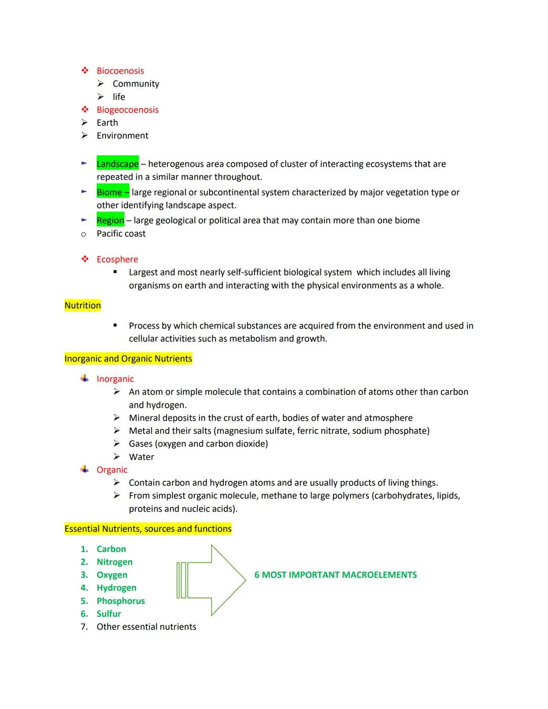 # Ecology
Ecology
*   Scientific study of the interactions between organisms and their environment.
*   'oikos' - home
Environment
*   Consi