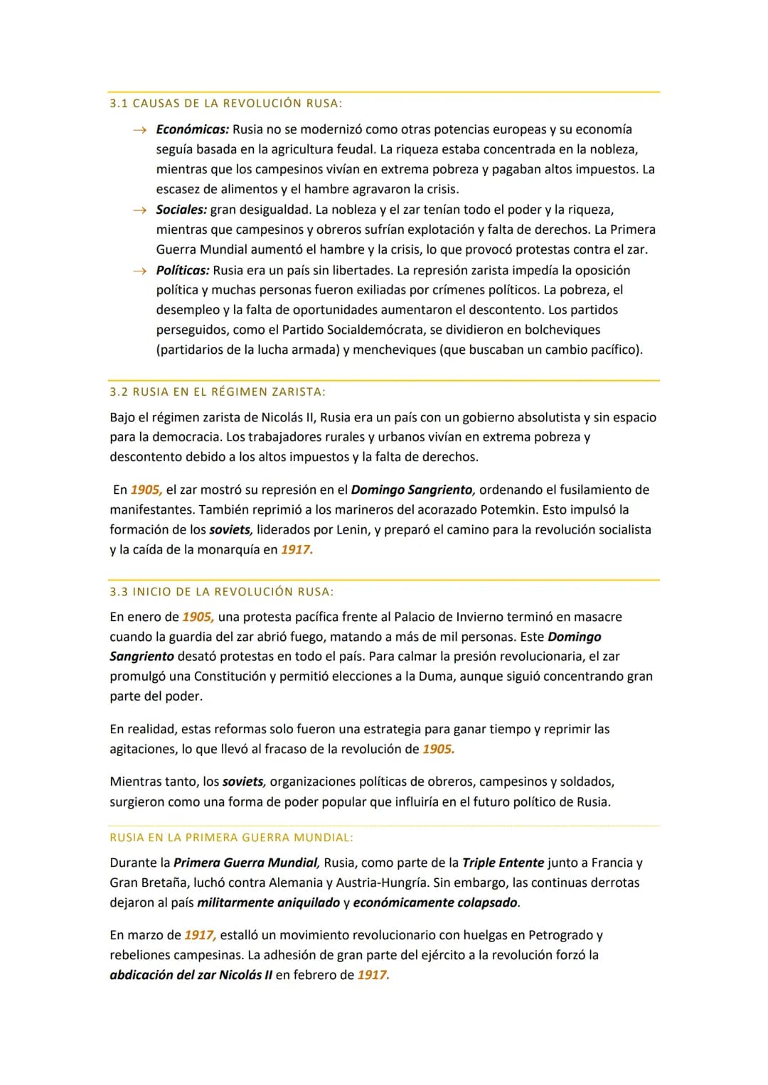 7. SIGLO XX. PRIMERA GUERRA MUNDIAL Y REVOLUCIÓN RUSA:

1: INTRODUCCIÓN:

El siglo XX fue un período de intensos contrastes y transformacion