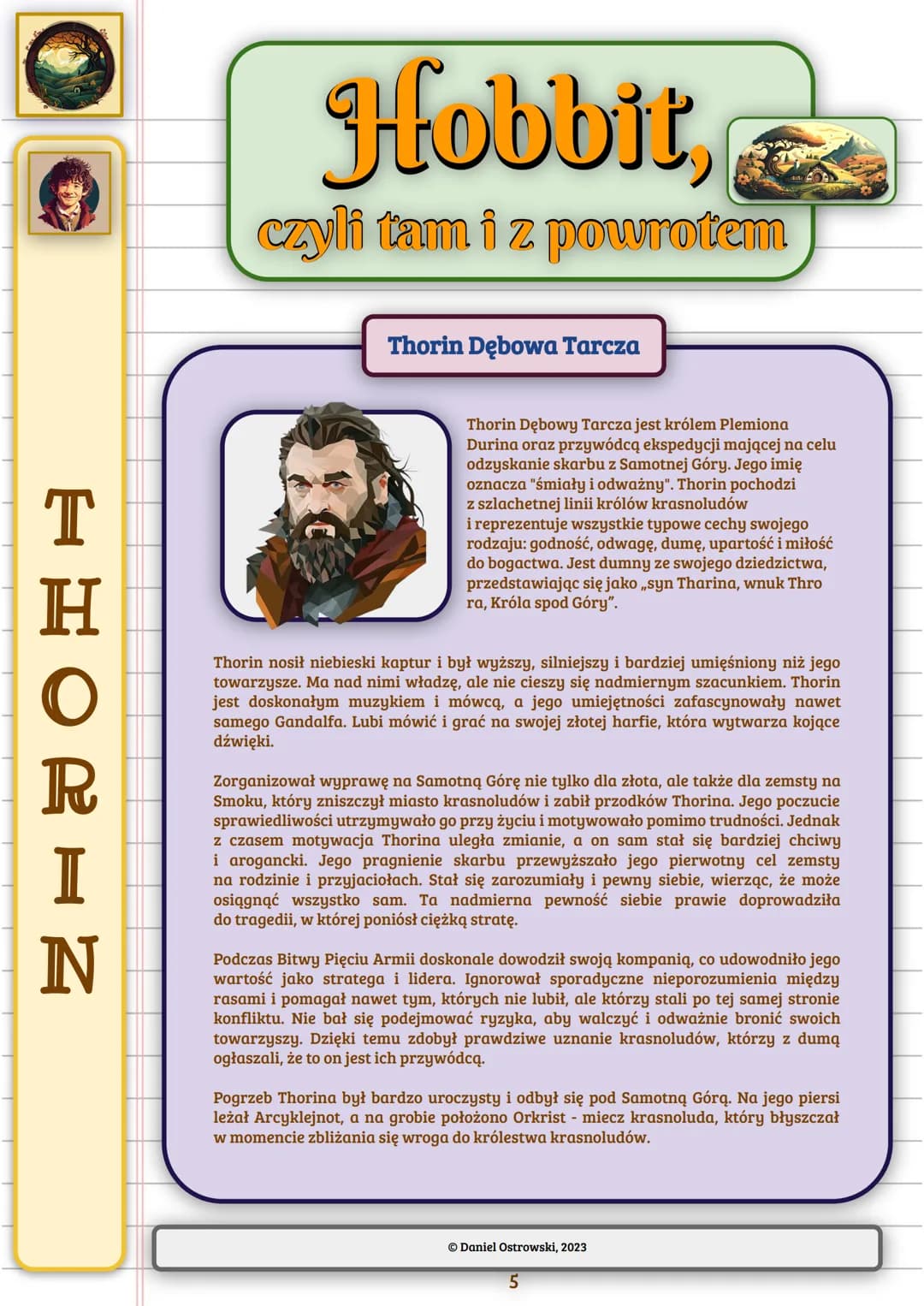 Ogólne
informacje

Autor:
J.R.R. Tolkien
(John Ronald
Reuel Tolkien)

Tytuł
oryginału:
The Hobbit or
There and Back
Again

Rok wydania:
1937