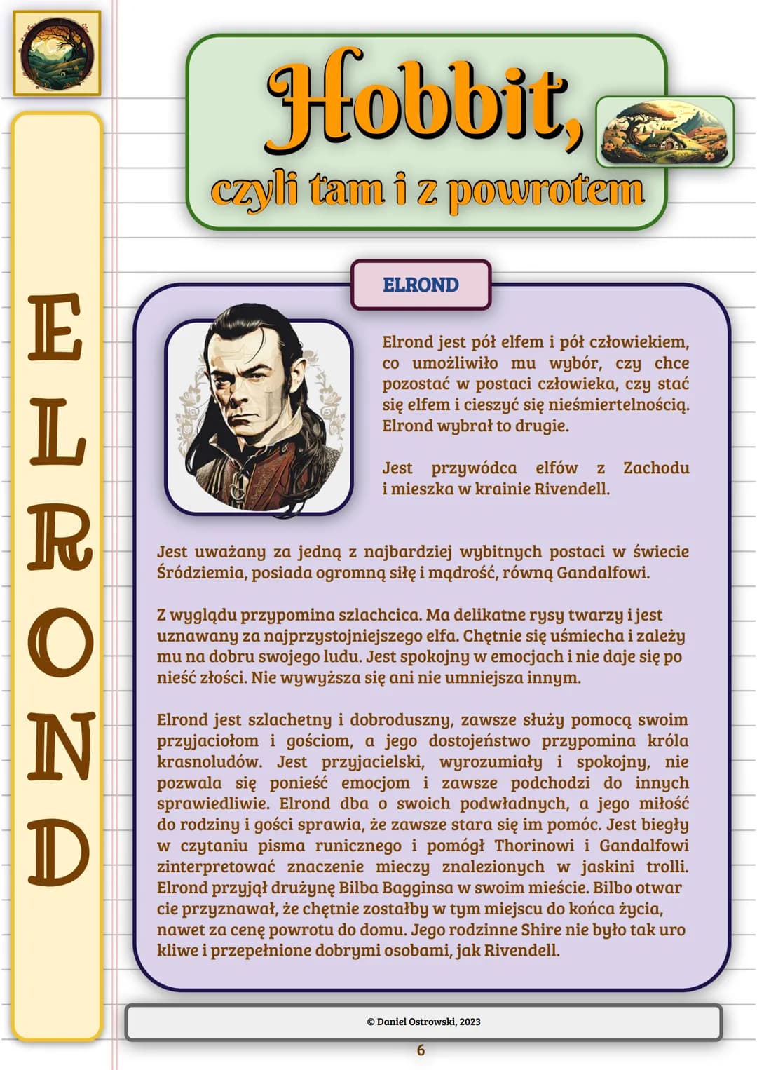 Ogólne
informacje

Autor:
J.R.R. Tolkien
(John Ronald
Reuel Tolkien)

Tytuł
oryginału:
The Hobbit or
There and Back
Again

Rok wydania:
1937