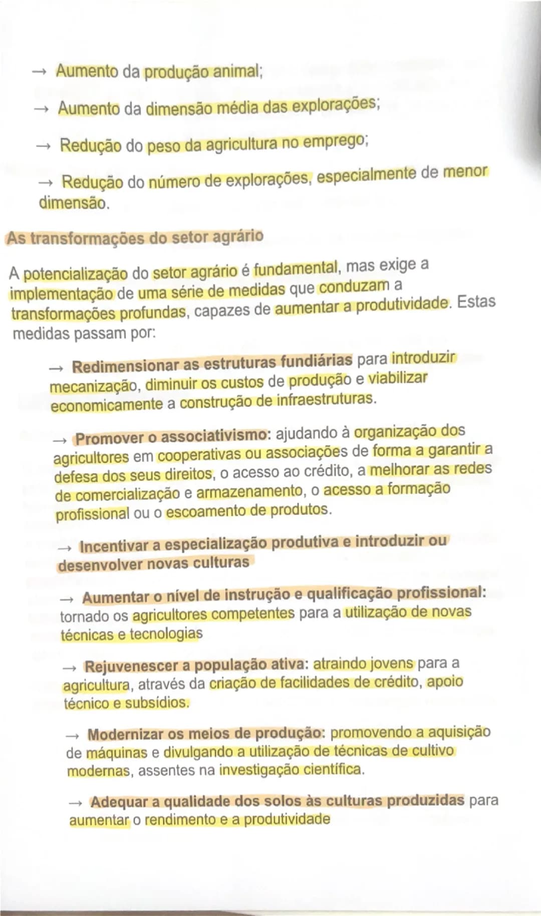 # AS ÁREAS RURAIS EM MUDANÇA

O peso da agricultura no setor económico

À semelhança do que tem acontecido noutros países da União Europeia,