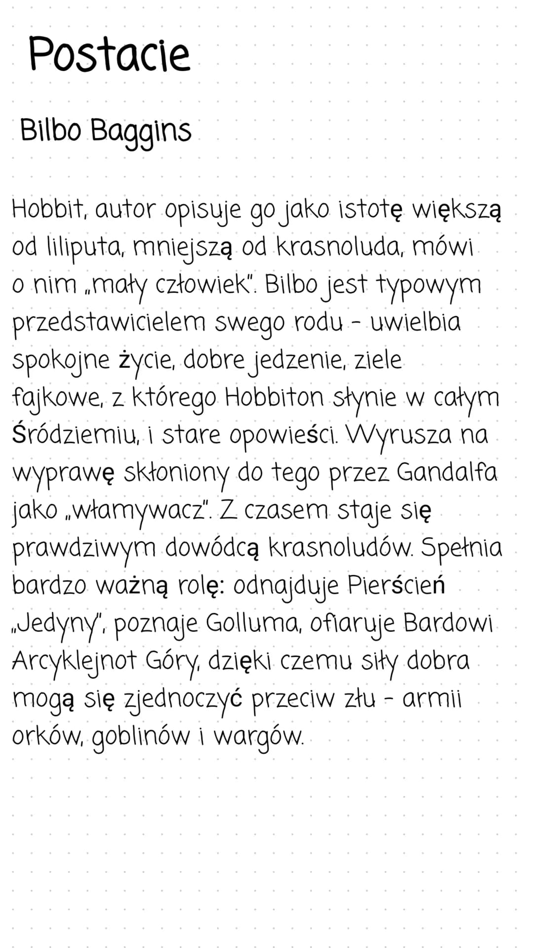 # Hobbit

streszczenie

Hobbit Bilbo niespodziewanie dla samego
siebie wyrusza w podróż po skarb jako
włamywacz, czyli ktoś odpowiedzialny z