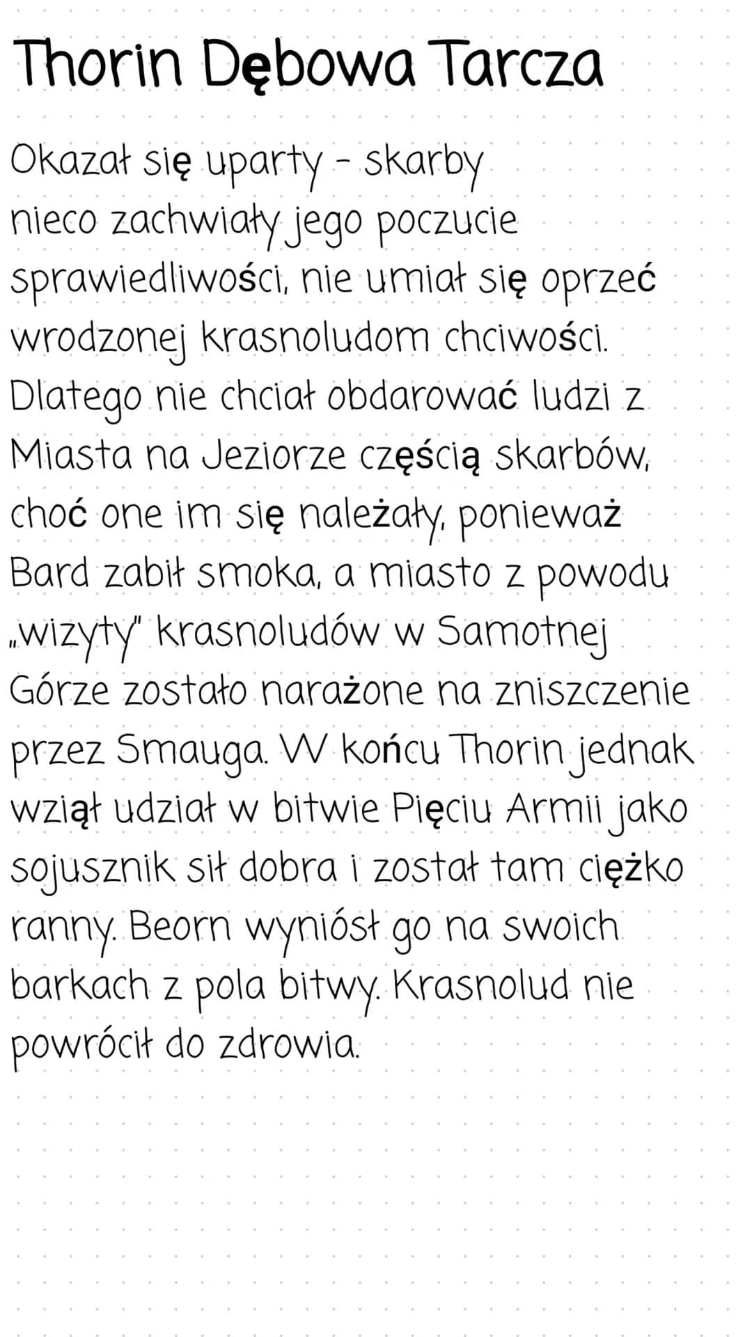 # Hobbit

streszczenie

Hobbit Bilbo niespodziewanie dla samego
siebie wyrusza w podróż po skarb jako
włamywacz, czyli ktoś odpowiedzialny z