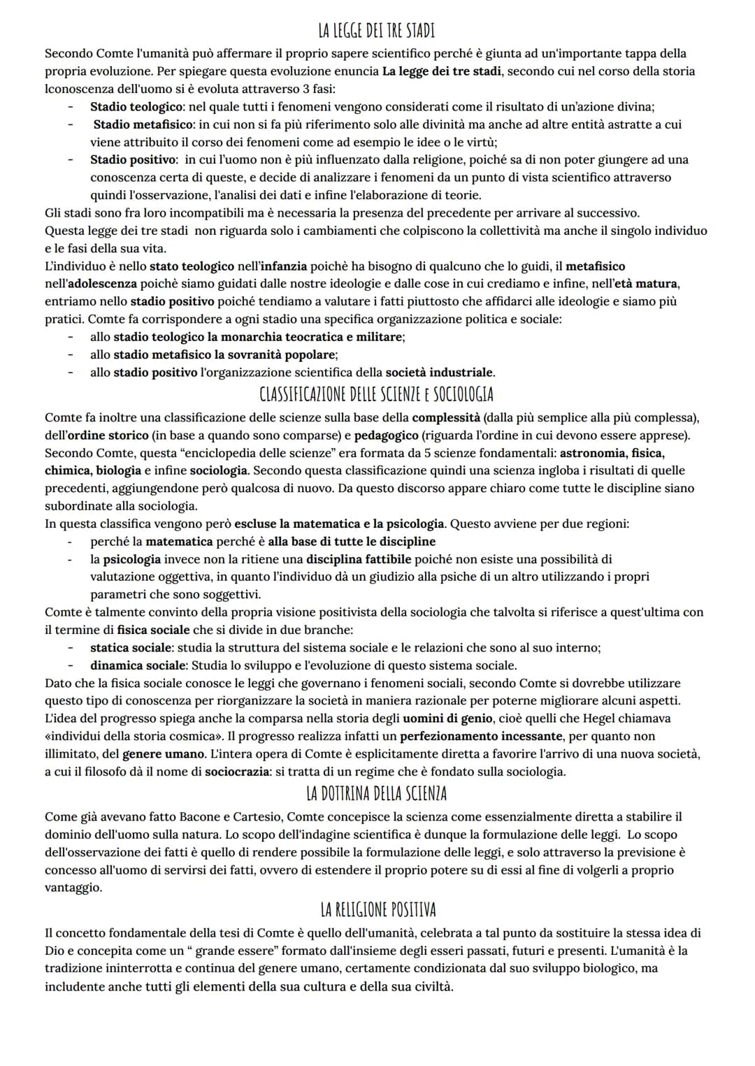 # IL POSITIVISMO

Il positivismo è un movimento filosofico e culturale, caratterizzato dall'esaltazione della scienza, che nasce in Francia
