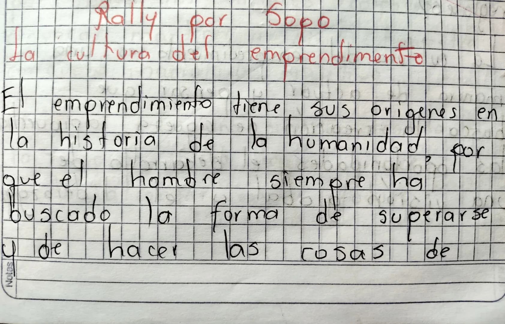 Ha

Rally Dor Sobo

000
dultura del emprendimento

El emprendimiento tiene sus origenes en
la historia de la humanidad por
que el hombre sie