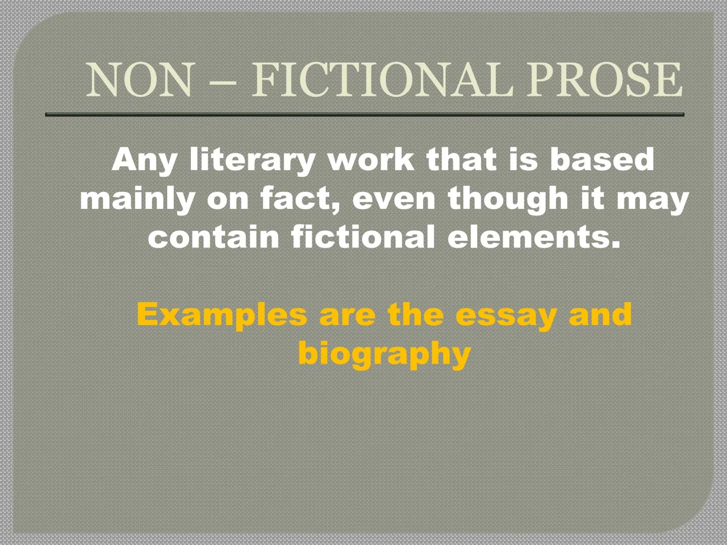 # PROSE

https://www.slideserve.com/Angga26/prose-powerpoint-ppt-presentation#google_vignette IN THIS LESSON YOU WILL:
- Identify the featur
