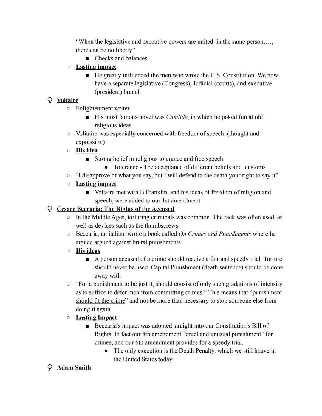 The Enlightenment + Philosophers (18th century)
Called the age of reason due to people looking for logical answered to long had questions
Ro