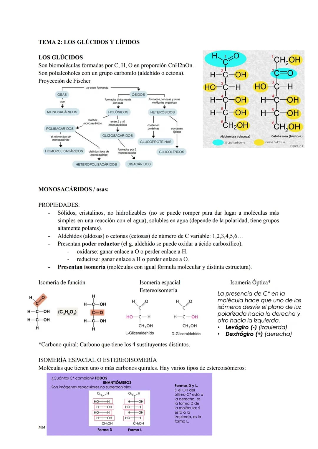 # BIOLOGÍA

PARA SACAR UN 10 ! # BLOQUE I:
LA BASE MOLECULAR Y
FÍSICO-QUÍMICA DE LA VIDA

1. EL AGUA Y LAS SALES MINERALES.

2. GLÚCIDOS Y L