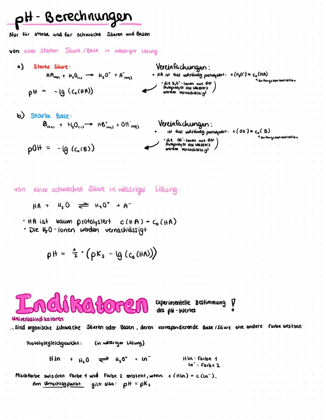 # Säure - Base - Theorie Brönstedt

Säuren =

Protonen-Donator

Base =

Protonen-Akzeptor

(Protonenübertragungs reaktion)

(Molekül, dass e