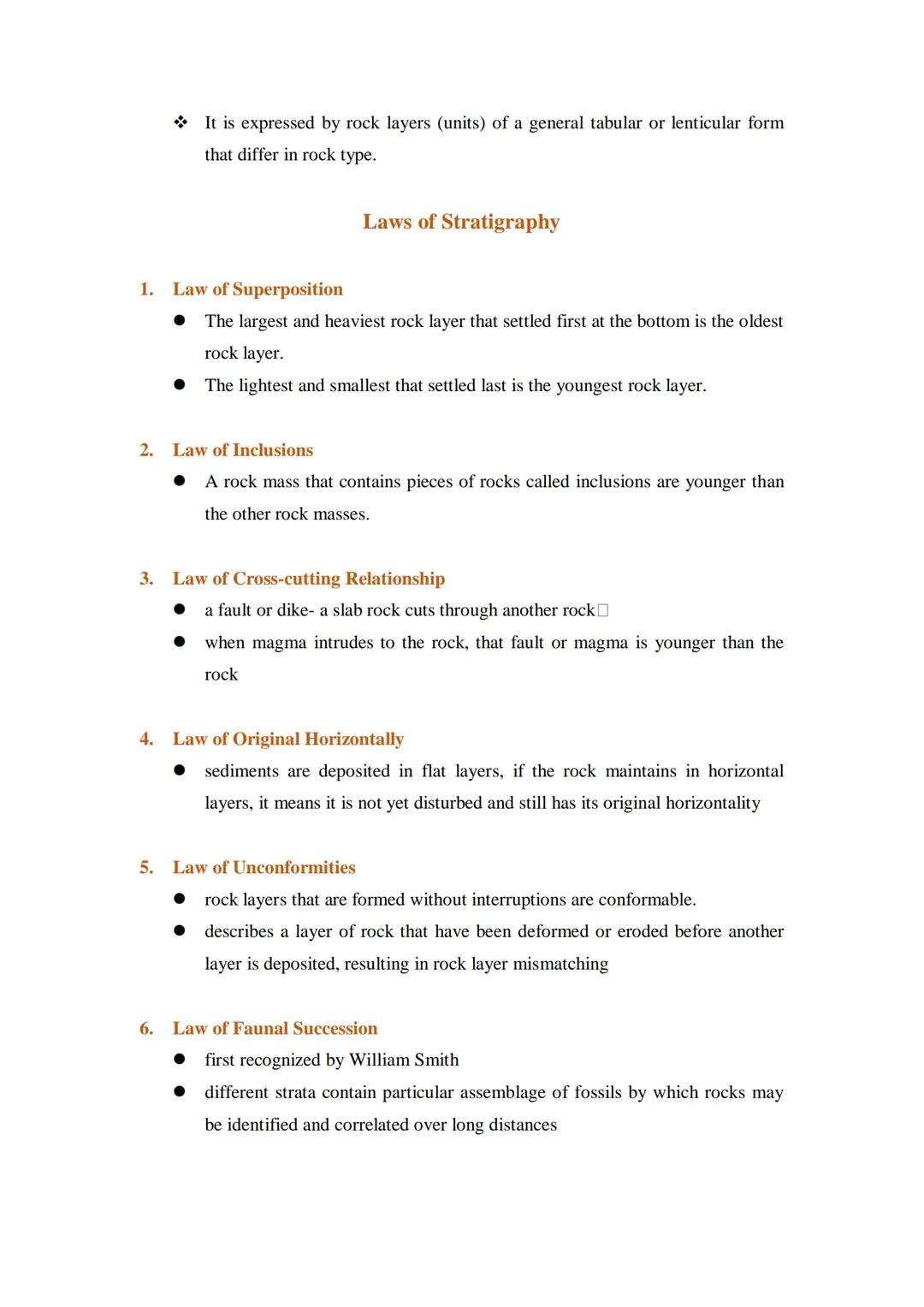 # Rock Layers

• The idea behind the concept that the Earth is billions of years old originated in the
work of James Hutton. Hutton conclude